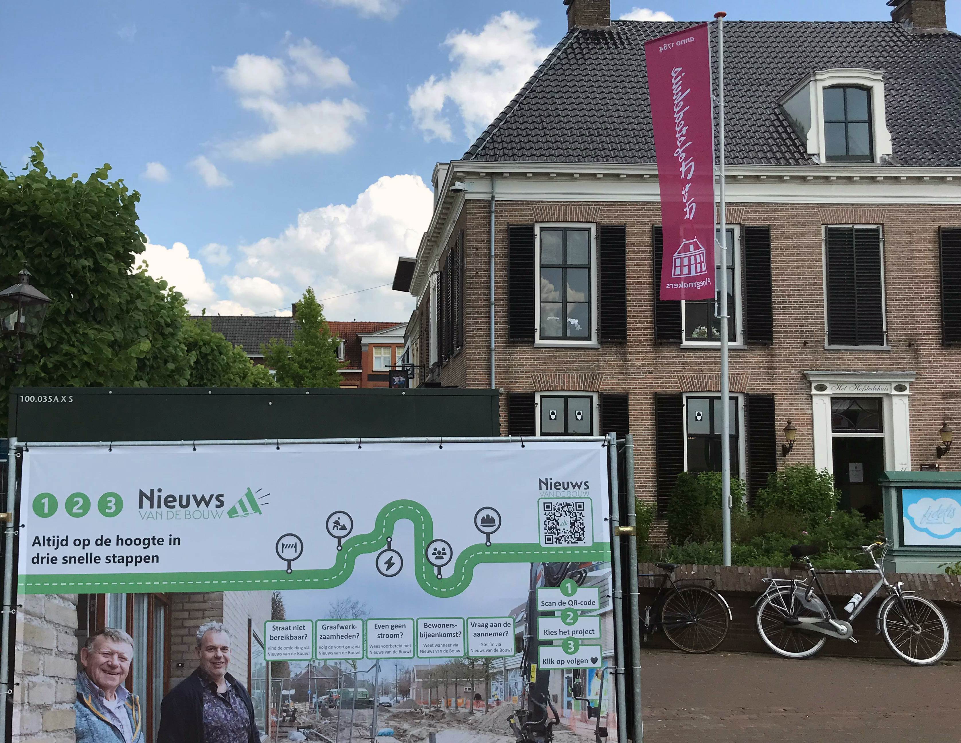 Nieuws van de Bouw bewonerscommunicatie QR code voor bouw en infra projecten